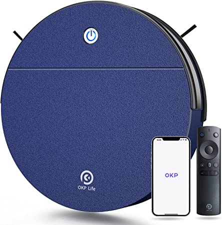 Photo 1 of OKP K3 Robot Vacuum and Mop Robot Vacuum Cleaner with Self-Charging and 2000pa Strong Suction,Robotic Vacuum Cleaner with Detachable Mopping Pad for Hardfloor and Carpet
