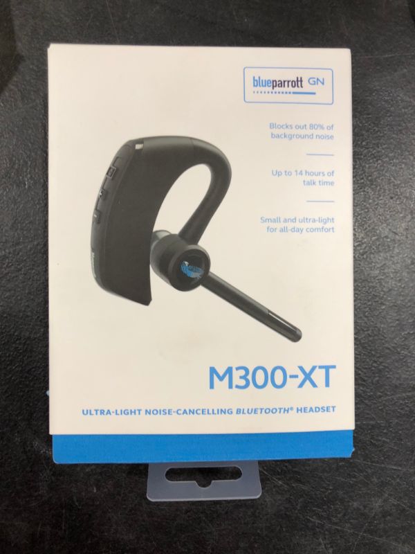 Photo 2 of BlueParrott - M300-XT Ultra-Light Noise-Cancelling Headset - Black
