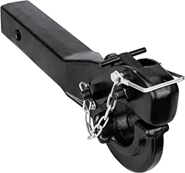 Photo 1 of ANGCOSY 10-Ton Pintle Hook Trailer Hitches Receiver Hook for 2” Hitches Hitch Hook Military Receiver, 20000 lbs, 15” Length
