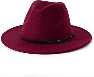 Photo 1 of  Women Belt Buckle Fedora Hat