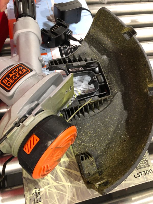 Photo 1 of BLACK+DECKER 20V MAX* String Trimmer / Edger, 12-Inch (LST300)
