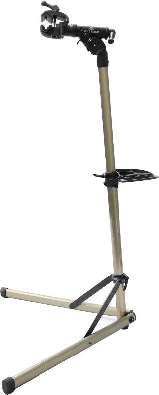 Photo 1 of Bikehand Bike Repair Stand (Max 55 lbs) - Home Portable Bicycle Mechanics Workstand - for Mountain Bikes and Road Bikes Maintenance
