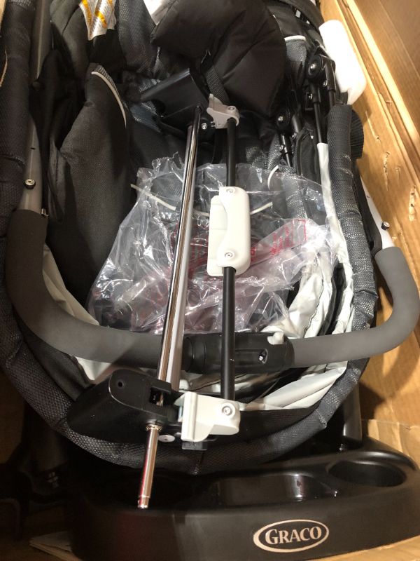 Photo 3 of Graco Ready2Grow Click Connect LX Double Stroller, Gotham
