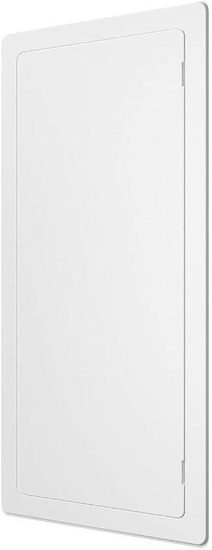 Photo 1 of Access Panel for Drywall - 16 x 31 inch - Wall Hole Cover - Access Door - Plumbing Access Panel for Drywall - Heavy Durable Plastic White