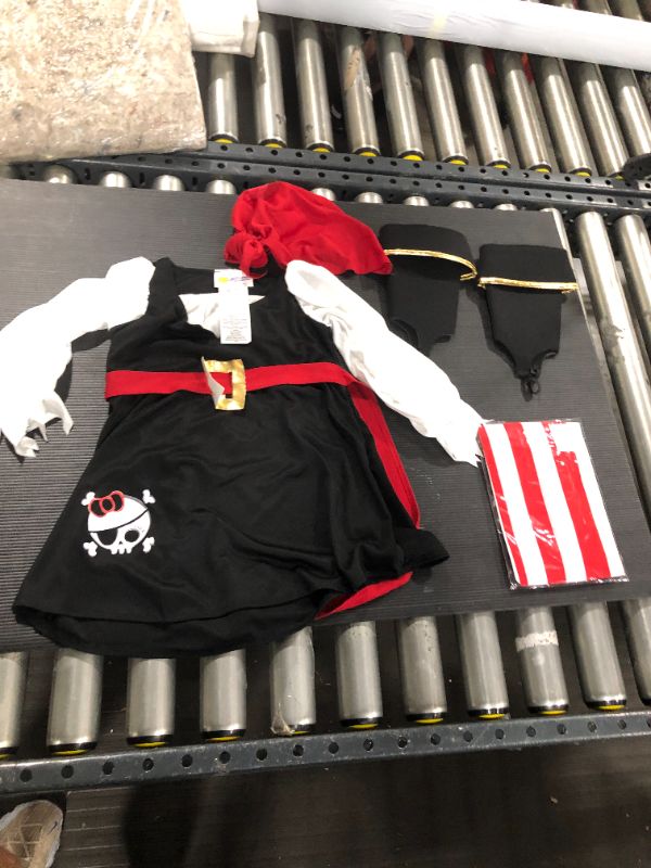 Photo 2 of Toddler Girls Pirate Costume Large (4-6)