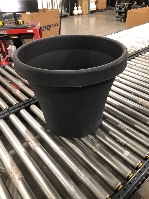 Photo 2 of Bloem Terra Pot Planter (TR2000), Black, 20"