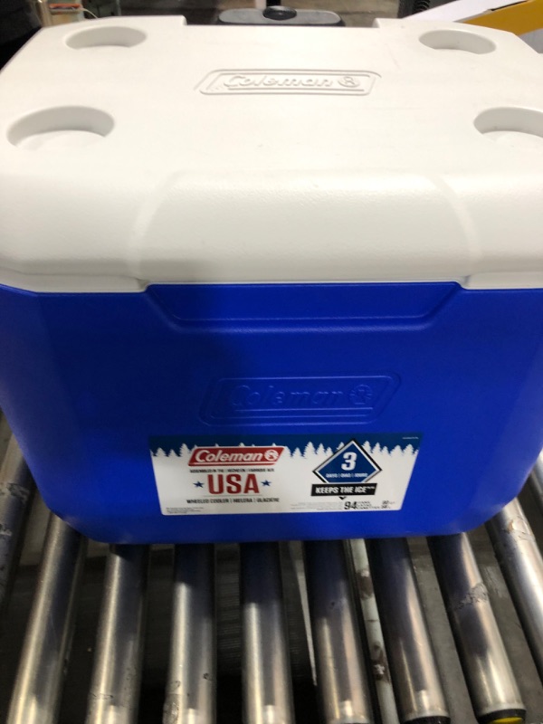 Photo 2 of Coleman 60 Quart Wheeled Cooler
