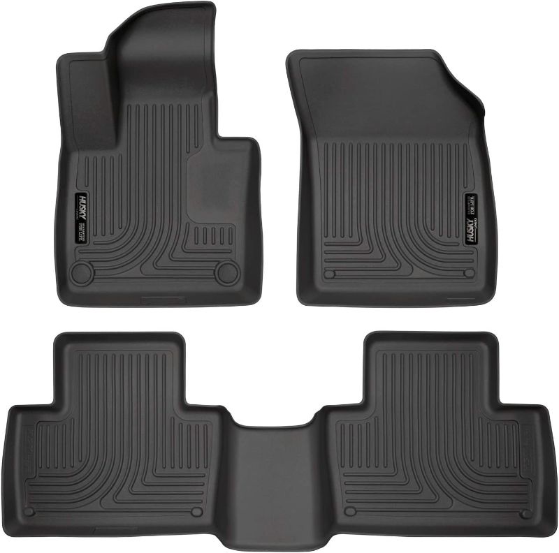 Photo 1 of 
Husky Liners Weatherbeater Series | Front & 2nd Seat Floor Liners - Black | 95601 | Fits 2016-2022 Volvo XC90, 2016-2021 Volvo XC90 GAS 3 Pcs