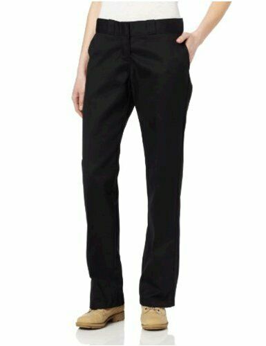 Photo 1 of Women's Original Work Pant with Wrinkle And Stain, Black, Size 8.0 kJqj
