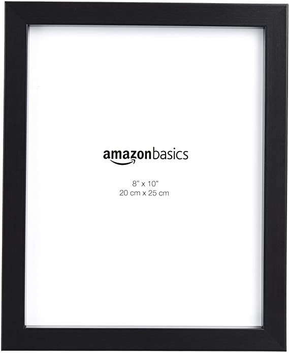 Photo 1 of Amazon Basics Photo Picture Frame - 8" x 10", Black - Pack of 5

