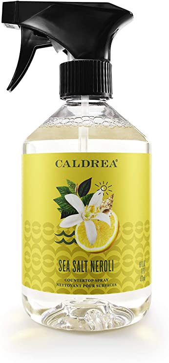 Photo 1 of 2 PACK! Caldrea Multi-surface Countertop Spray Cleaner, Made with Vegetable Protein Extract, Sea Salt Neroli Scent, 16 oz (Packaging May Vary)
