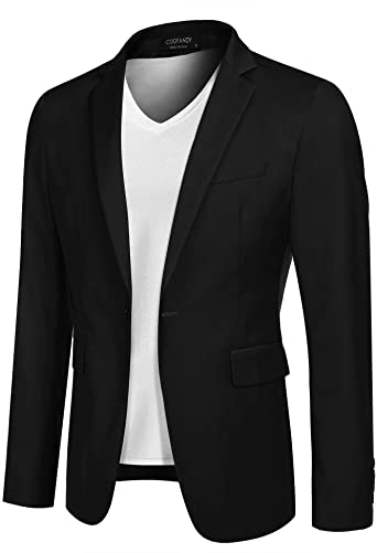 Photo 1 of COOFANDY Mens Sport Coat Casual Blazer One Button Business Suit Jacket XL