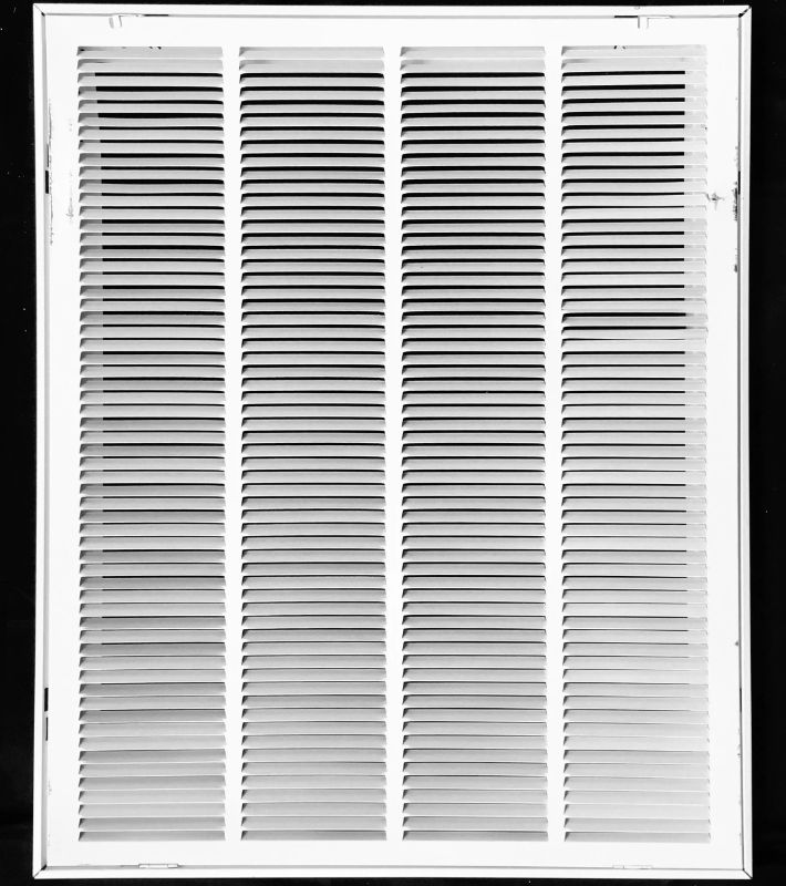 Photo 1 of 24" X 36" STEEL RETURN AIR FILTER GRILLE FOR 1" FILTER FIXED HINGED
