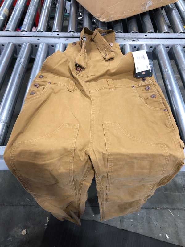 Photo 1 of Dickies womens Duck Double Front Bib Overalls (M)
