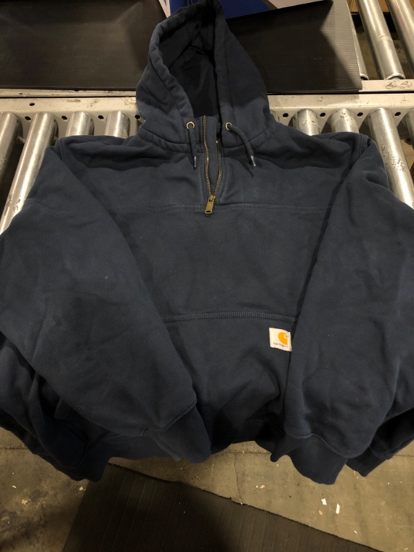 Photo 2 of Carhartt Men's Rain Defender Paxton Heavyweight Hooded Sweatshirt (2XL)