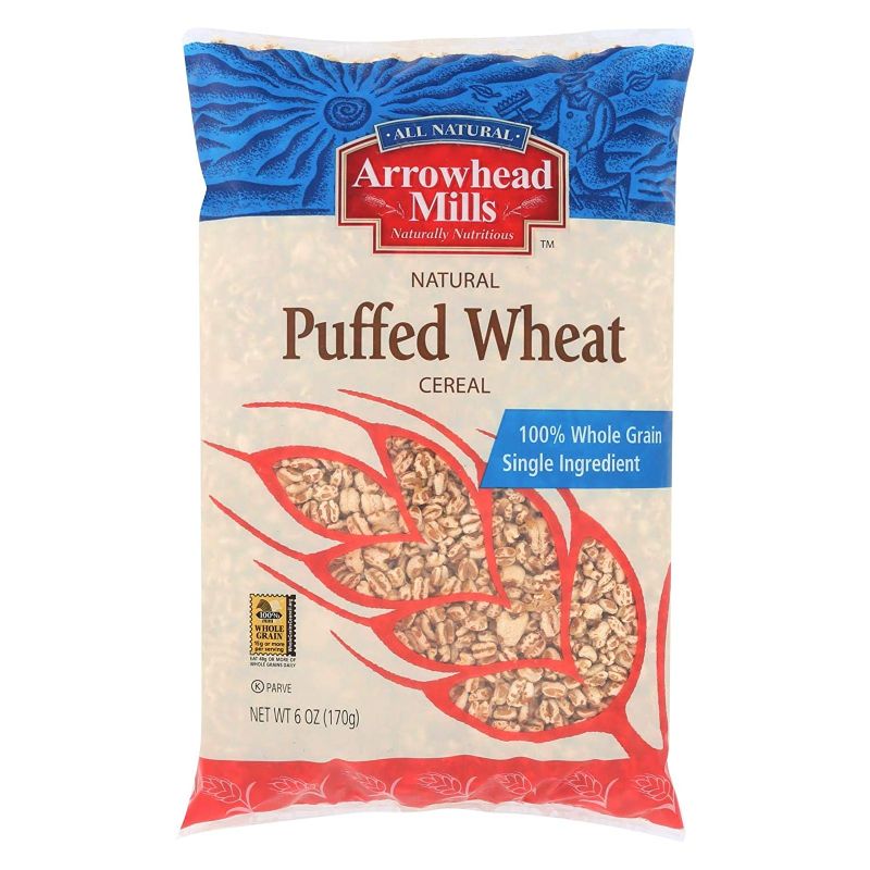 Photo 1 of CEREAL,PUFFED WHEAT No Salt - 6 Oz Bags - 12 Per Case.
