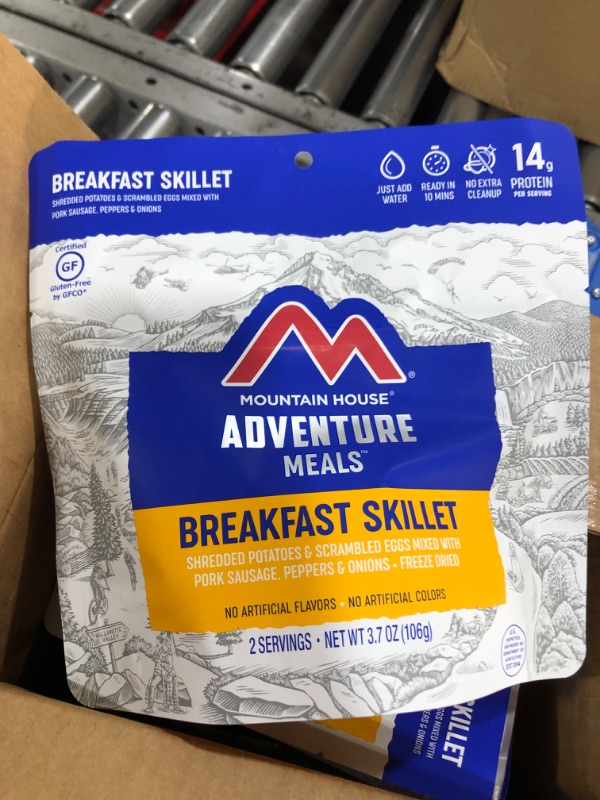 Photo 1 of 6 pack Mountain House Breakfast Skillet | Freeze Dried Backpacking & Camping Food | Survival & Emergency Food
