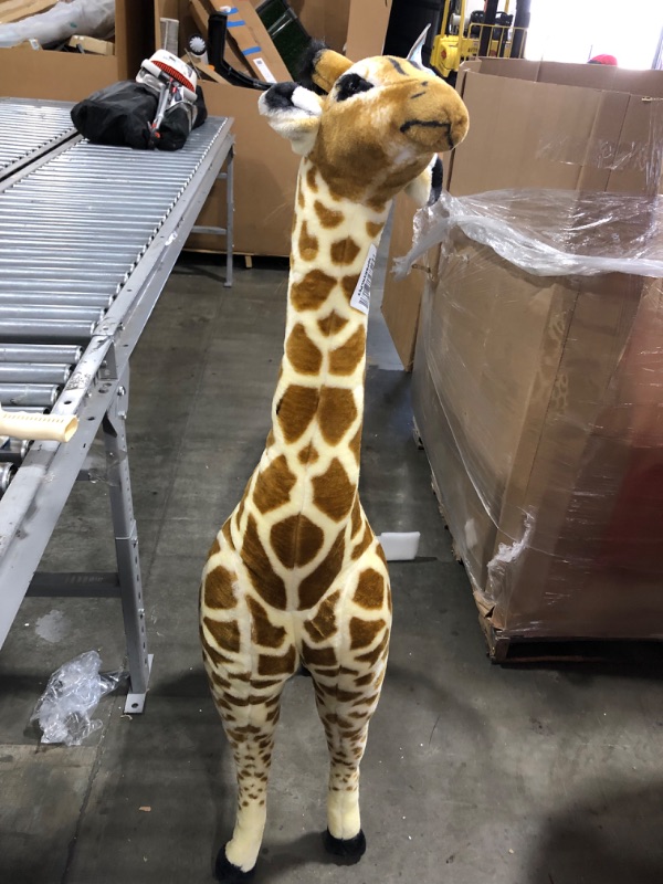 Photo 2 of Melissa & Doug Giant Giraffe - Lifelike Stuffed Animal (over 4 feet tall)
