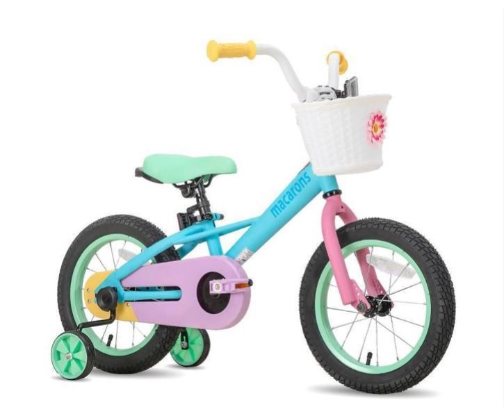 Photo 1 of JOYSTAR 16 Inch Macaron Girls Bike for 2-7 Year Old Kids, Rainbow
