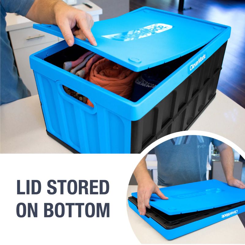 Photo 1 of Collapsible Storage Bin with Lid
