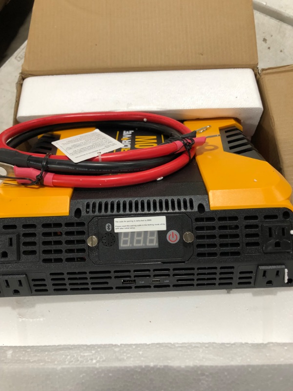 Photo 1 of PowerDrive PD3000 3000 Watt Power Inverter Features Bluetooth(R) Wireless Technology with an APP Interface for Remote Access