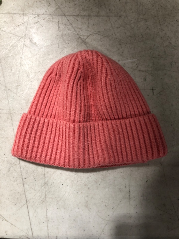 Photo 1 of Small girls pink wool beanie