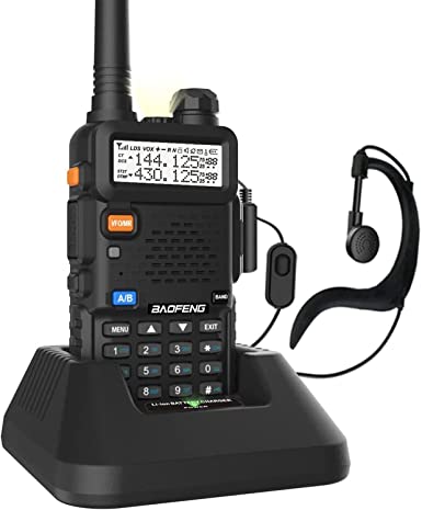 Photo 1 of BAOFENG UV-5R Dual Band Two Way Radio (Black), 144-148MHz & 420-450MHz
