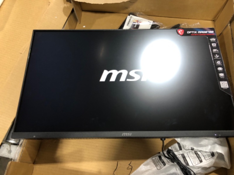 Photo 2 of MSI FHD IPS Gaming G-Sync Compatible HDR Ready 1ms 1920 x 1080 165Hz Refresh Rate 27" Gaming Monitor (Optix MAG2732)
