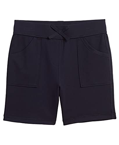 Photo 1 of Nautica Girls School Uniform Sensory-friendly Soft Pull-on Casual Shorts, Navy, 8 10 US
