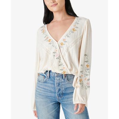 Photo 1 of Lucky Brand Embroidered Peasant Top
