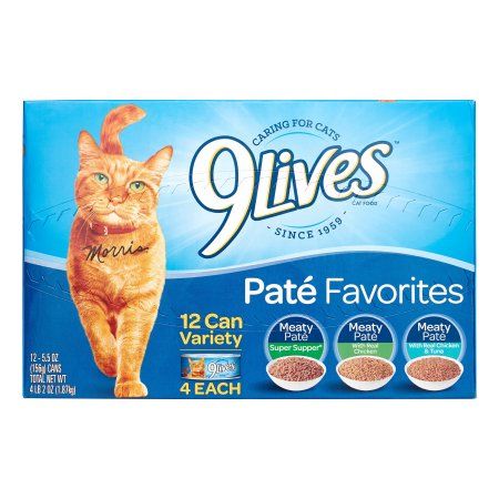 Photo 1 of 9Lives Beef Chicken & Tuna Flavor Pate Wet Cat Food 5.5 Oz. Cans (12 Count)
BB: 07/30/2023

