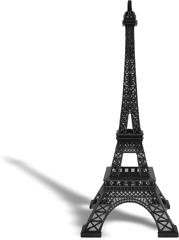 Photo 1 of Allgala 15" Eiffel Tower Statue Decor Alloy Metal, Black
