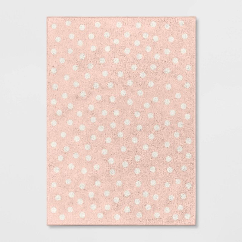 Photo 1 of 4'x5'6" Polka Dot Rug - Pillowfort™