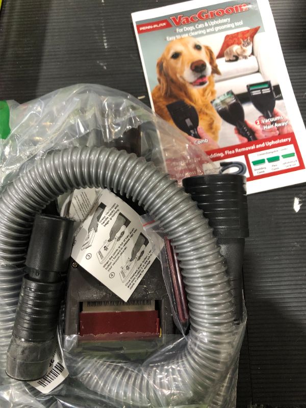 Photo 1 of Penn-Plax VacGroom Pet Grooming and Shedding Vacuum Attachment Kit – Great for Dogs, Cats, and Your Furniture! Works With Almost All Vacuum Brands