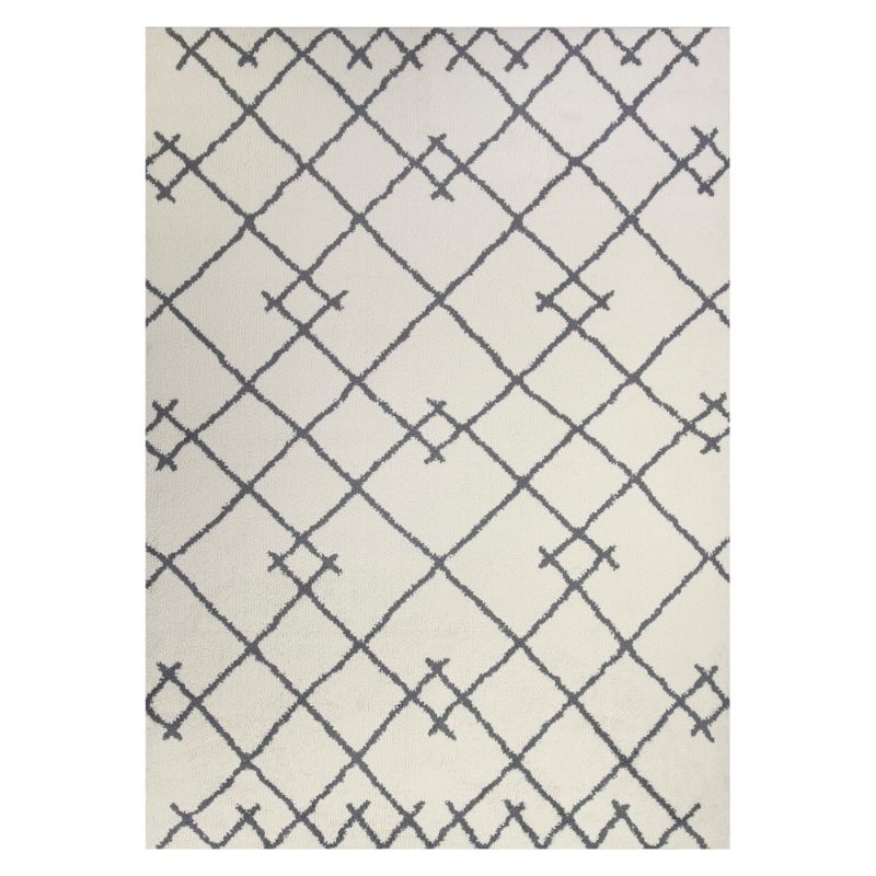 Photo 1 of 5'X7' Kenya Fleece Geometric Design Tufted Area Rug - Project 62™