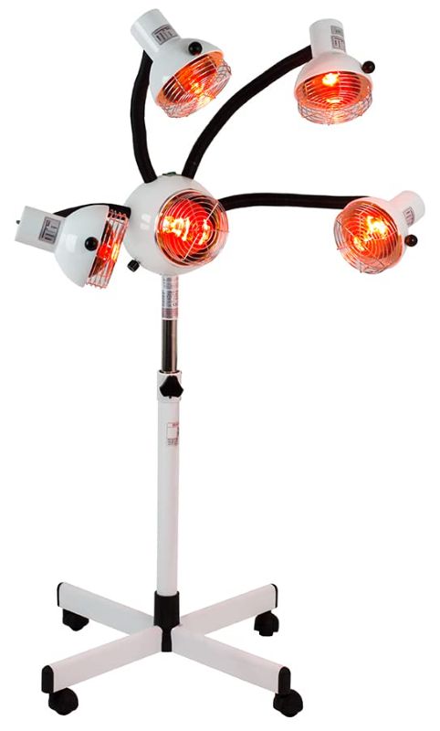 Photo 1 of Skin Act 5 Head Infrared Heat Lamp with Flexible Arms, infra red lamp, infrared light UNABLE TO TEST
