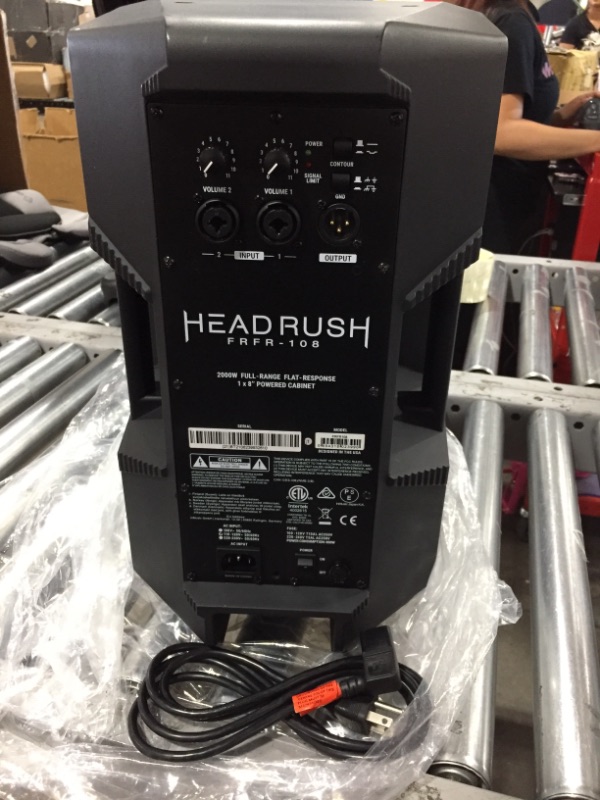 Photo 7 of HeadRush FRFR-108 | 2000W Full-Range Flat-Response Powered Guitar Cabinet
