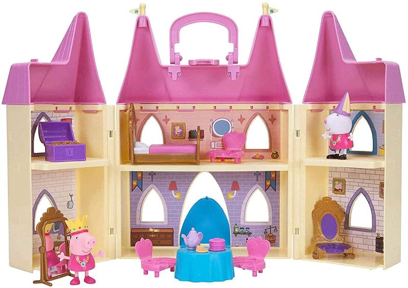 Photo 1 of Peppa Pig Foldable Deluxe Royal Tea Party Princess Castle Playset
