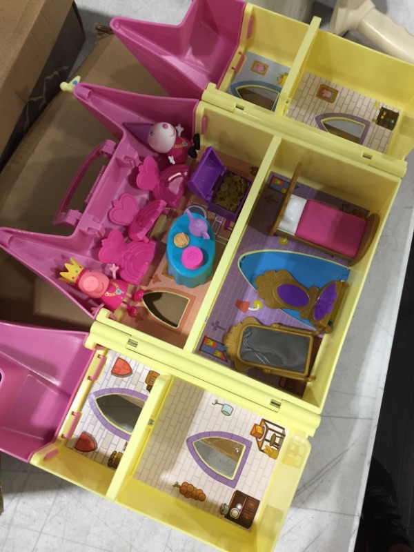 Photo 2 of Peppa Pig Foldable Deluxe Royal Tea Party Princess Castle Playset
