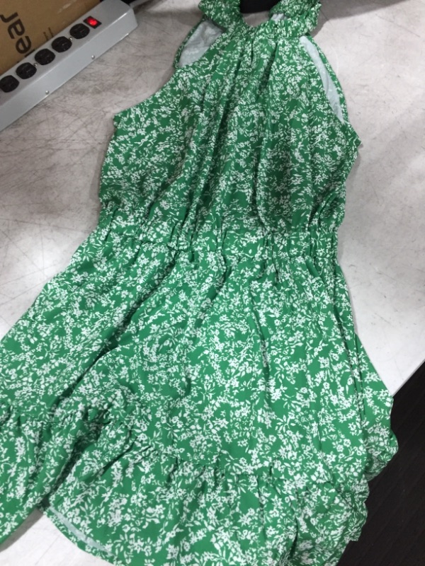 Photo 1 of green summer dress medium 
