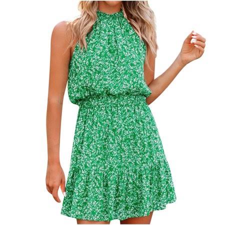Photo 1 of green summer dress medium 
