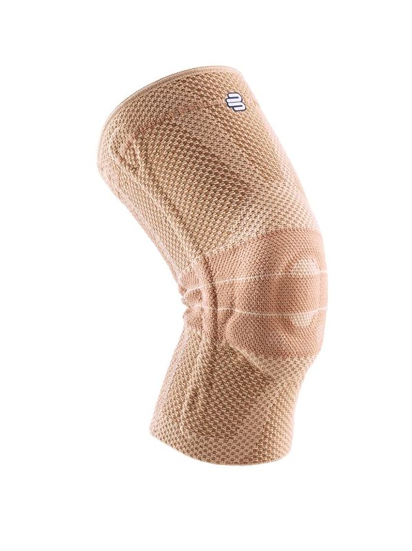Photo 1 of Bauerfeind GenuTrain Knee Support Brace- Targeted Support for Pain Relief & Stabilization for Weak, Swollen & Injured Knees & Arthritis - Size 5, Comfort - Color Nature
