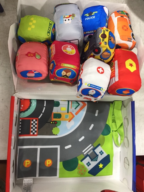 Photo 2 of Baby Car Toys 9 Vehicles with a Play mat/Storage Bag
