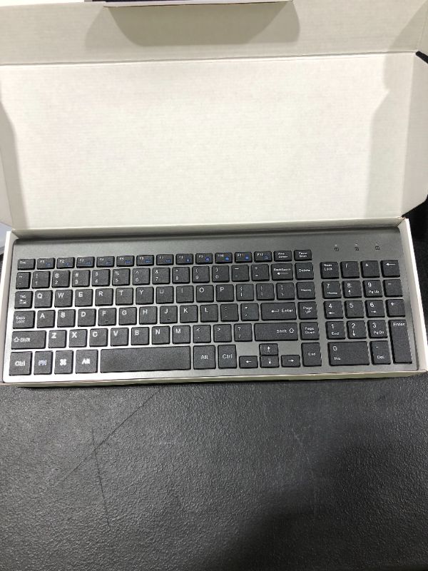 Photo 1 of Wireless Keyboard, J JOYACCESS 2.4G Wireless Keyboard with Numeric Keypad for Laptop,Computer, PC
