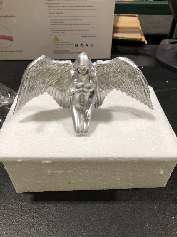 Photo 2 of Angel Figurines, Angel Fairy Statue, 3D Art Angel Female Statue, Redemption Angel Creative Sculpture Art Decoration, Suitable for Customer Office Shelf Decoration
