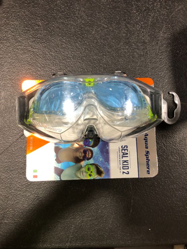Photo 1 of Aqua Lung Aqua Sphere Seal Kid 2 Goggles for Kids - Blue/Clear/Lime
