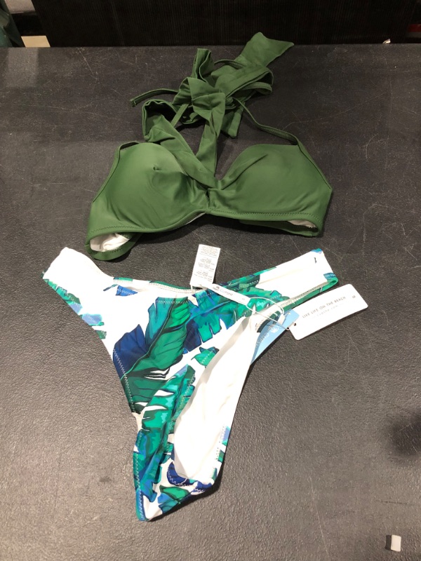 Photo 2 of Arya Tropical Wrap Tie Bikini Size Small 