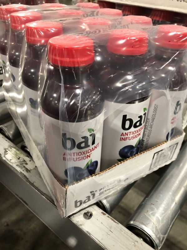 Photo 1 of Bai Flavored Water, Brasilia Blueberry, Antioxidant Infused Drinks, 18 Fluid Ounce Bottles, 12 Count
