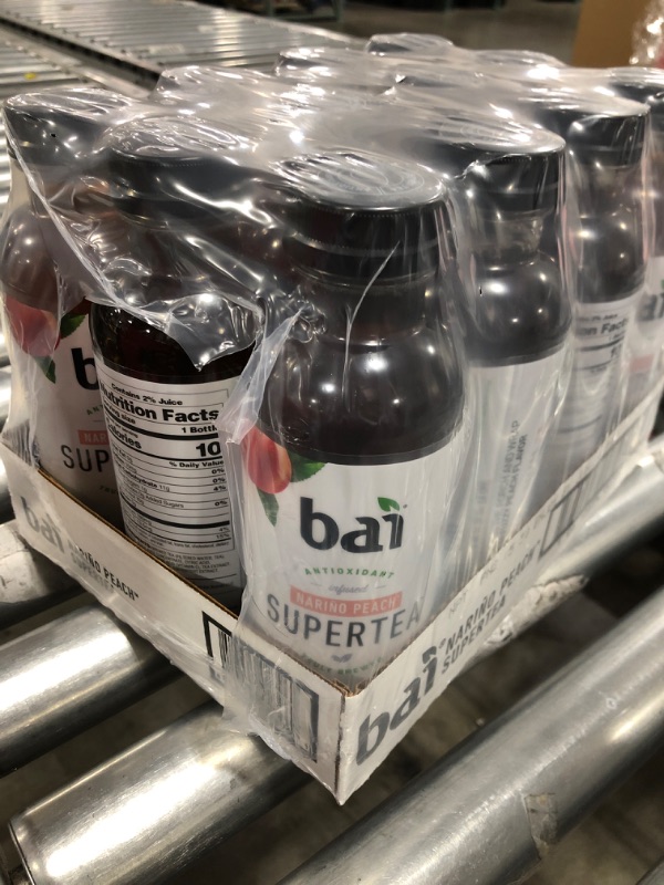 Photo 2 of Bai Iced Tea, Narino Peach, Antioxidant Infused Supertea, Crafted with Real Tea (Black Tea, White Tea), 18 Fluid Ounce Bottles (Pack of 12) **BEST BY:06/04/2022**