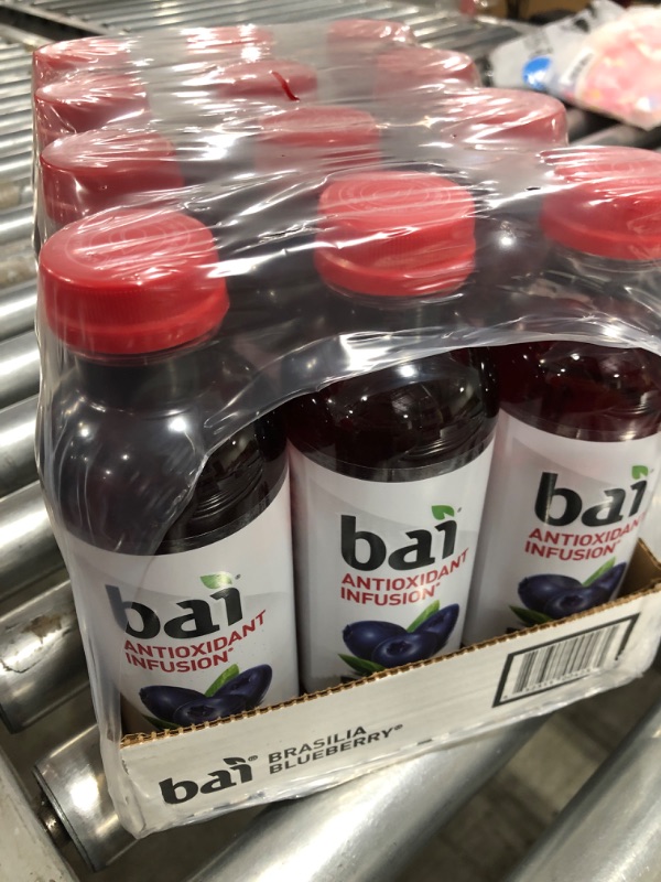 Photo 2 of Bai Flavored Water, Brasilia Blueberry, Antioxidant Infused Drinks, 18 Fluid Ounce Bottles, 12 Count
**BEST BY:09/01/2022**